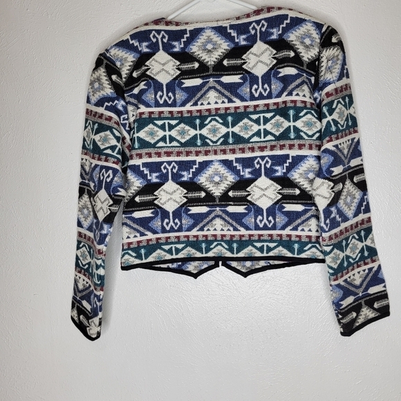 Vintage Western Cropped Blazer Jacket Women's Size Medium - Picture 5 of 8